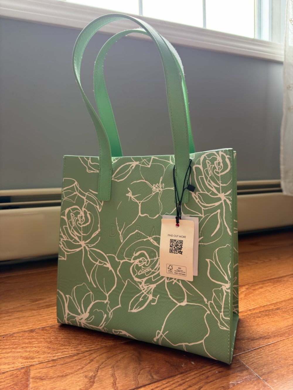 NWT Ted Baker Sage Green Tote
